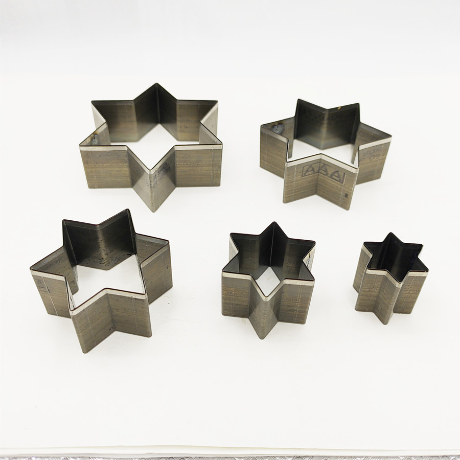 冲孔手工皮具刀模 皮革刀模激光刀模六角形挂件刀模B06