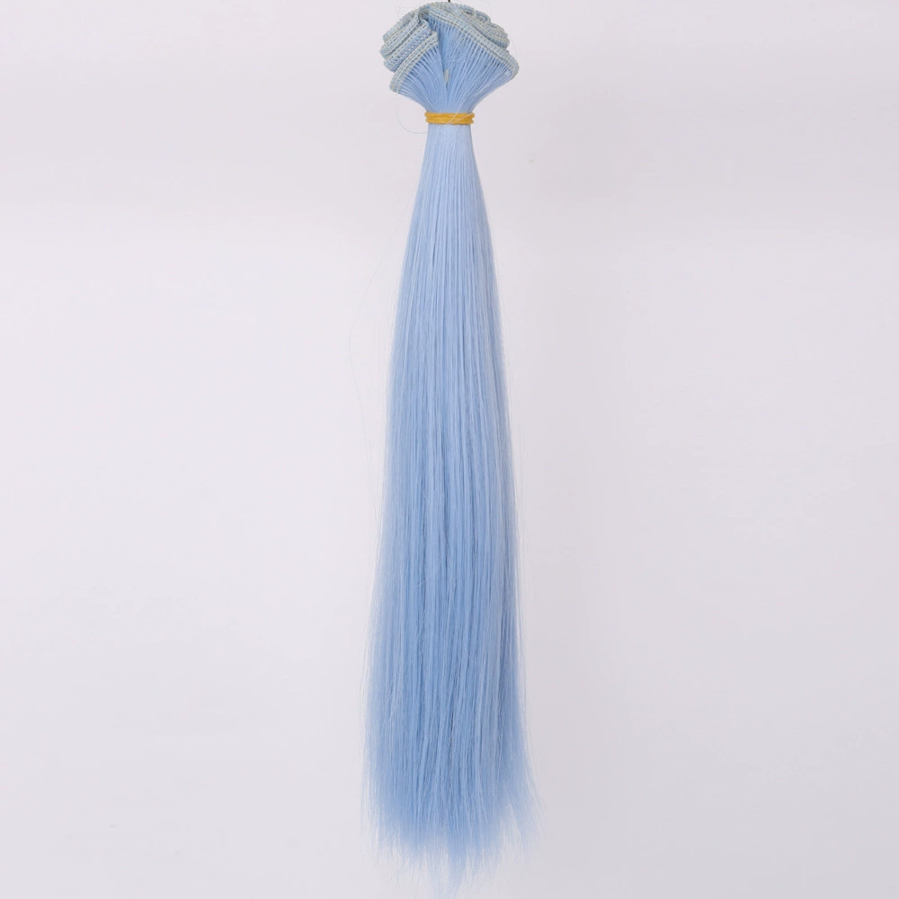 Doll Wig Straight Hair, DIY 25 cm, Synthetic Doll Hair Weft, Multiple Color Codes