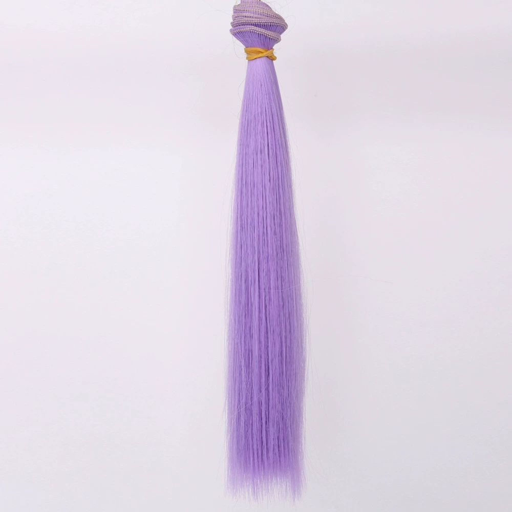 Doll Wig Straight Hair, DIY 25 cm, Synthetic Doll Hair Weft, Multiple Color Codes