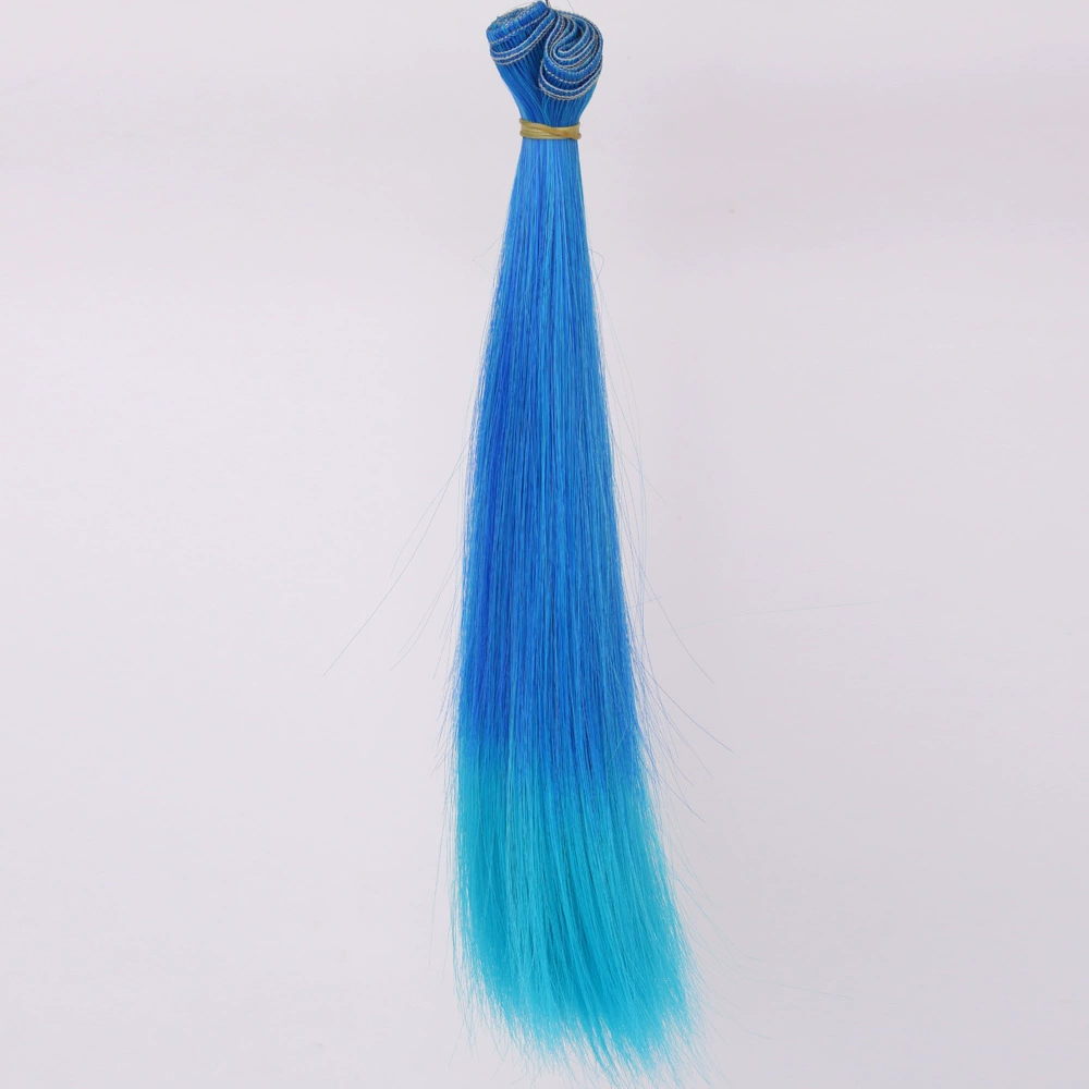 Doll Wig Straight Hair, DIY 25 cm, Synthetic Doll Hair Weft, Multiple Color Codes