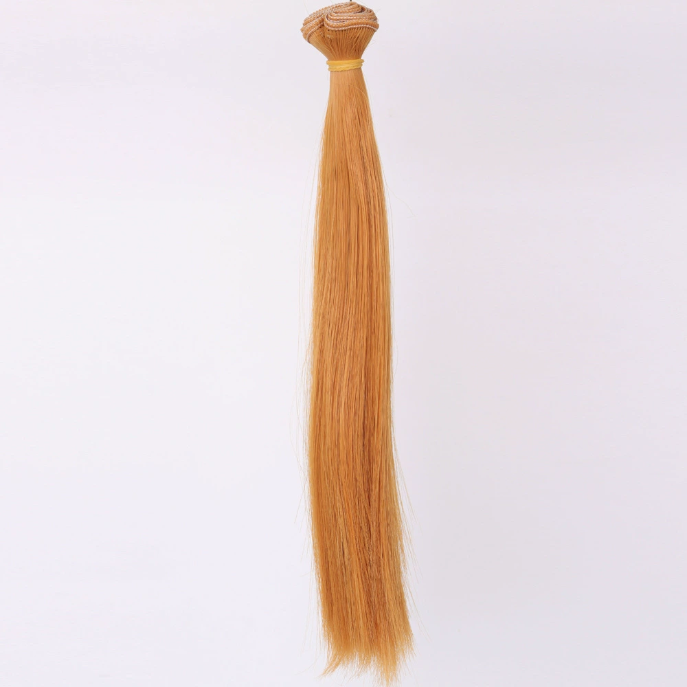 Doll Wig Straight Hair, DIY 25 cm, Synthetic Doll Hair Weft, Multiple Color Codes