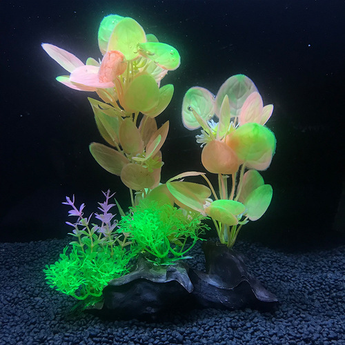 Aquarium decoration simulated aquatic plants, plastic seaweed, artificial sea grass, simulated azalea wood, rotten wood, driftwood
