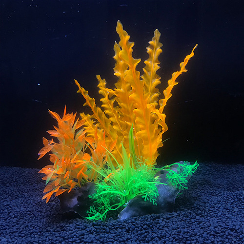 Aquarium decoration simulated aquatic plants, plastic seaweed, artificial sea grass, simulated azalea wood, rotten wood, driftwood