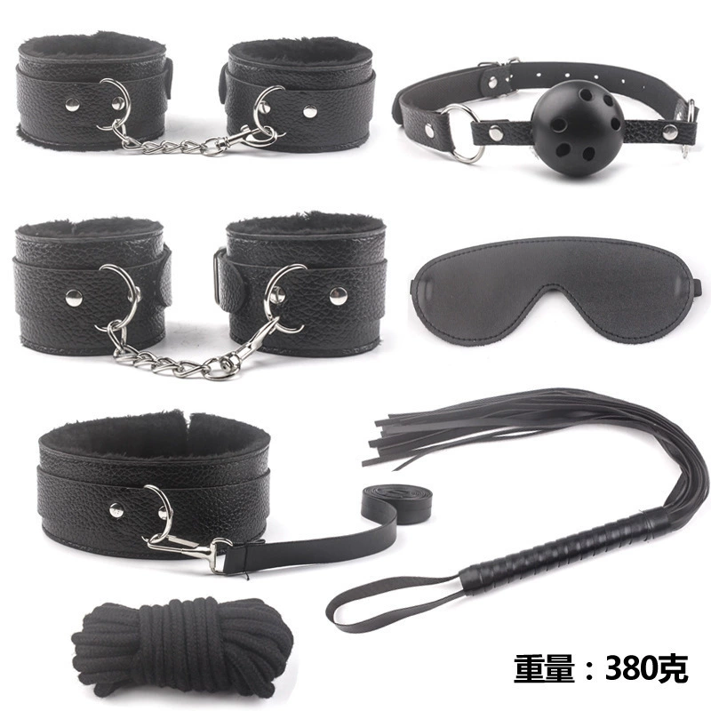 Plush set, toy for adults, harness, increased thickness