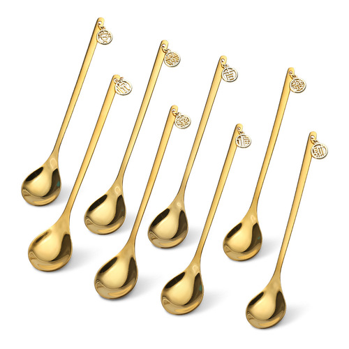A wedding souvenir pendant spoon ins style coffee stirring spoon creative dessert spoon spoon stainless steel spoon