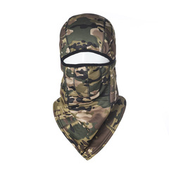 騎行防塵呼吸男士冬 季迷彩防曬釣魚頭套帽遮臉護臉保暖