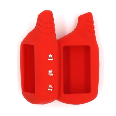 Silicone factory suitable for iron general StarlineB9 silicone key case cover Russian anti-theft device bag