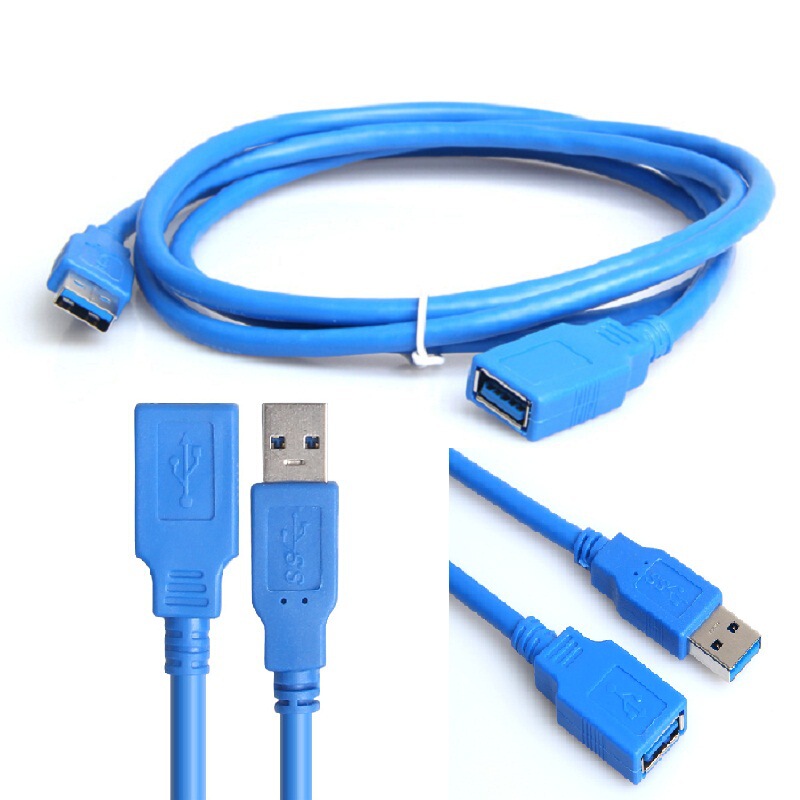 USB3.0 male-to-female extension line USB male-to-female extension line lengthened full-package data line multi-double shielding 3 meters 5 meters