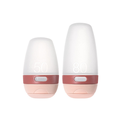 Silicone filling bottle travel portable leak-proof lotion bottle shampoo shower gel cosmetics empty bottle sample set