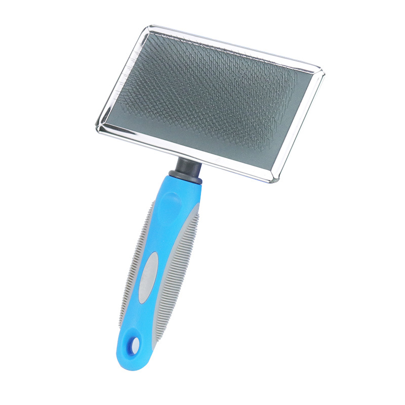 Suministros para mascotas Amazon nueva depilación peine para mascotas belleza nudo abierto gato peine mascota peine de la aguja en stock