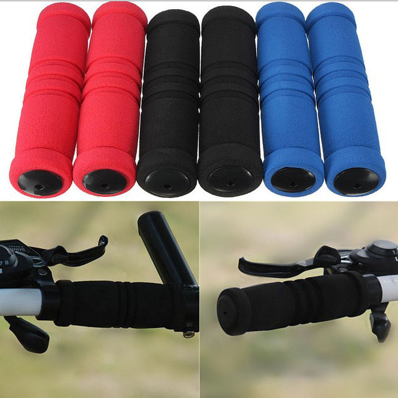 Bicycle Sponge Handle Set Colorful Handle Set Sponge Set Memory Handle Set/Handlebar Set with Plug Sponge Handle