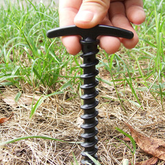 Wholesale Outdoor Nylon Windproof Tent Pegs & Canopy Tent Spiral Pegs Outdoor Plastic Tent Pegs Camping Tools