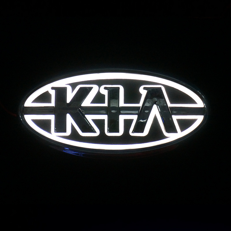 Aplicable a Kia K5 celatu Soranto Seoul Fredi 5D luz del logotipo del coche luz de la cola luz modificada luz LED