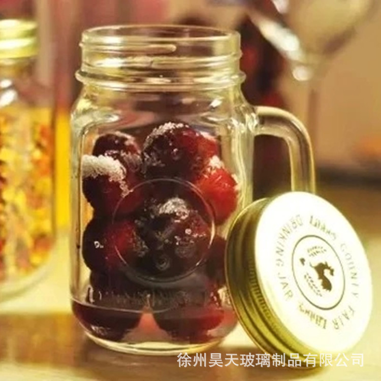 厂家供应玻璃公鸡杯500ml冰桔茶杯 果汁杯饮料杯冰激凌杯印刷logo