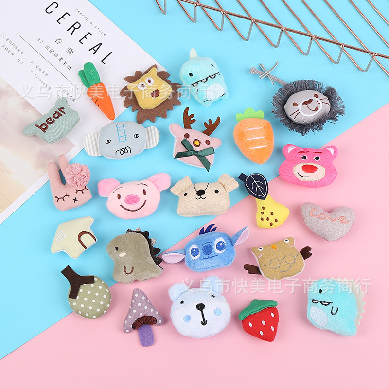 Plush animal head doll cute cartoon head Children's headdress floor socks shoes accessories clothing accessories Plush animal head doll cute cartoon head Children's headdress floor socks shoes accessories clothing accessories