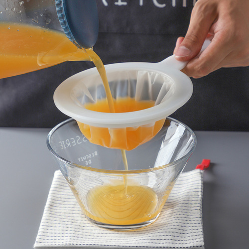 Soy milk filter sieve ultra-fine broken wall baby juice squeeze mesh soy milk filter slag separator kitchen colander