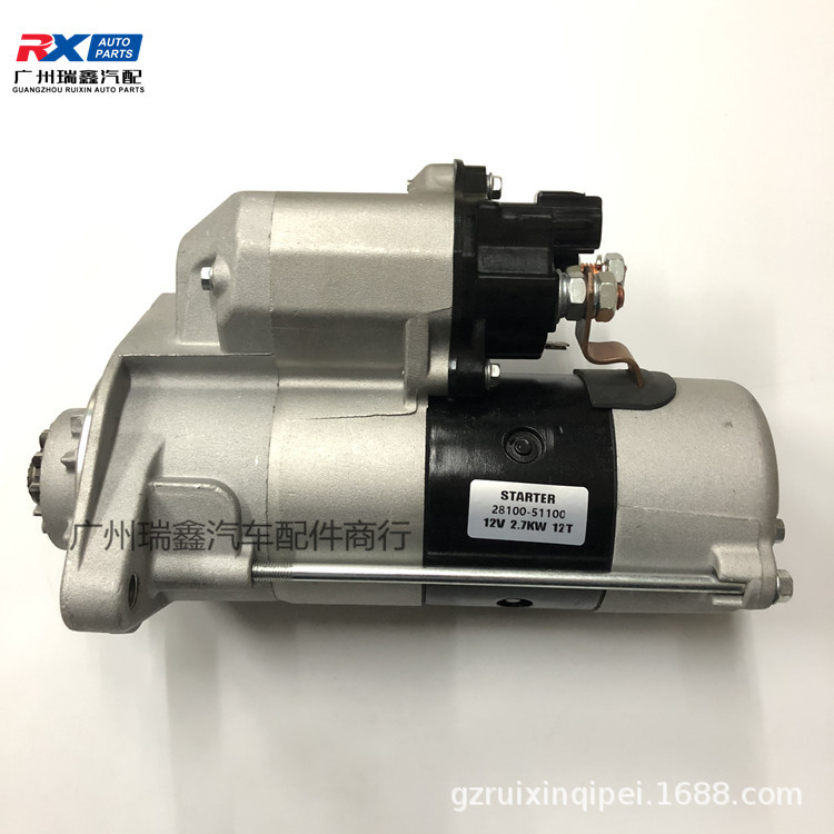 Adecuado para Toyota pickup tierra cooluze VDJ79 pickup 1VD motor de arranque 28100-51100