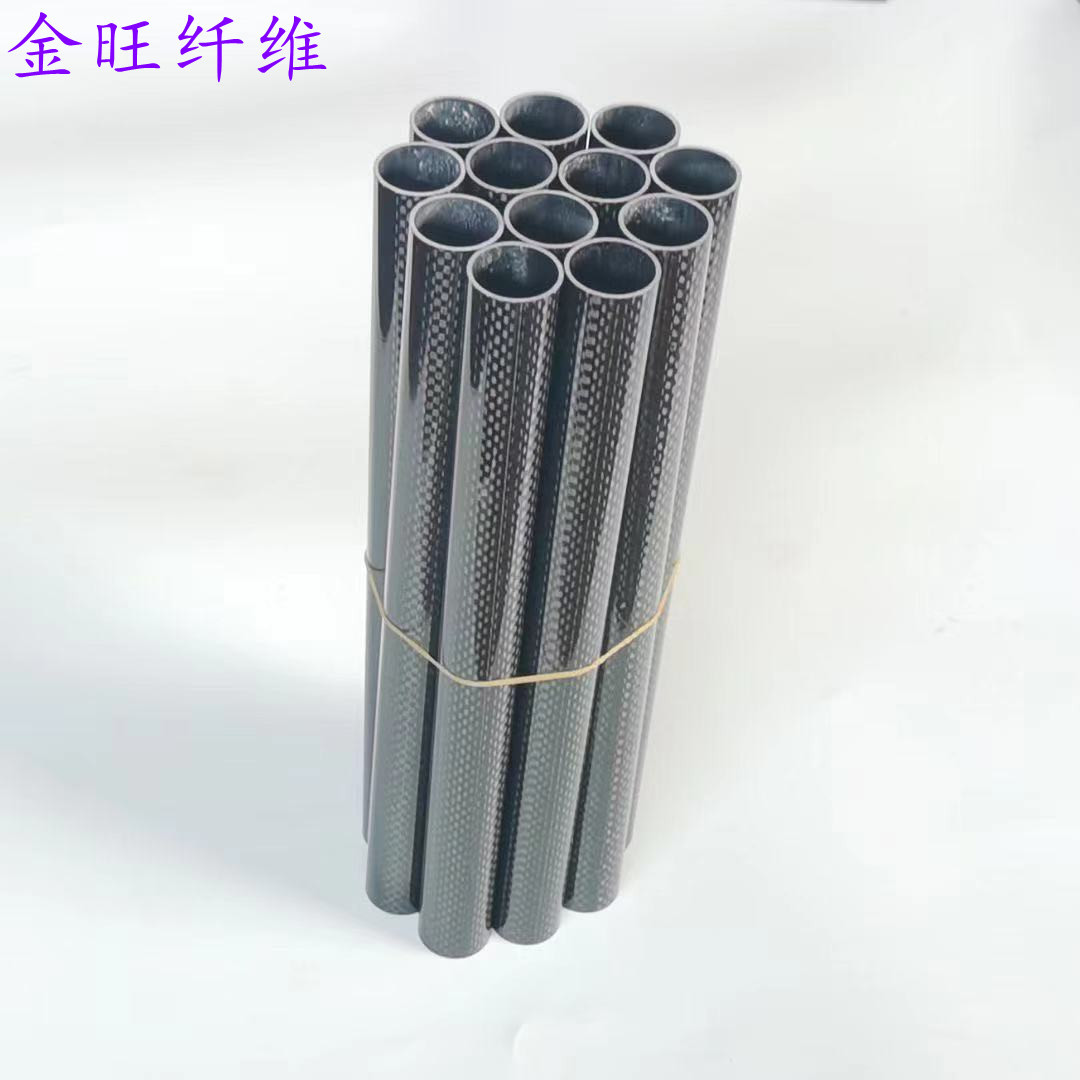3k碳纤维卷管高强度碳管亮光斜纹/哑光平纹碳纤管10*12MM规格全