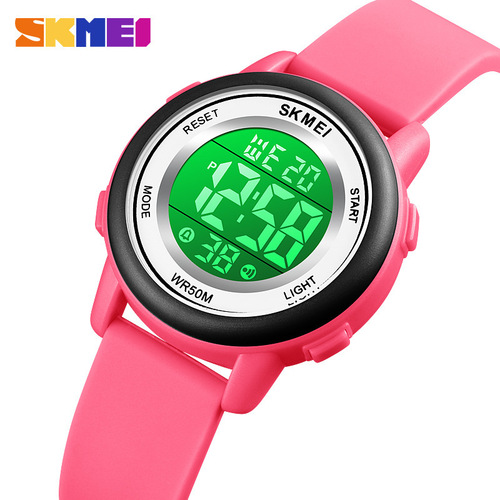 Colorful LED Clock Fashion Children's Electronic Watch Bestselling on Amazon Multifunctional Gift Watch for Boys and Girls Students
