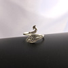 Retro three dimensional ring, accessory, simple and elegant design, wholesale