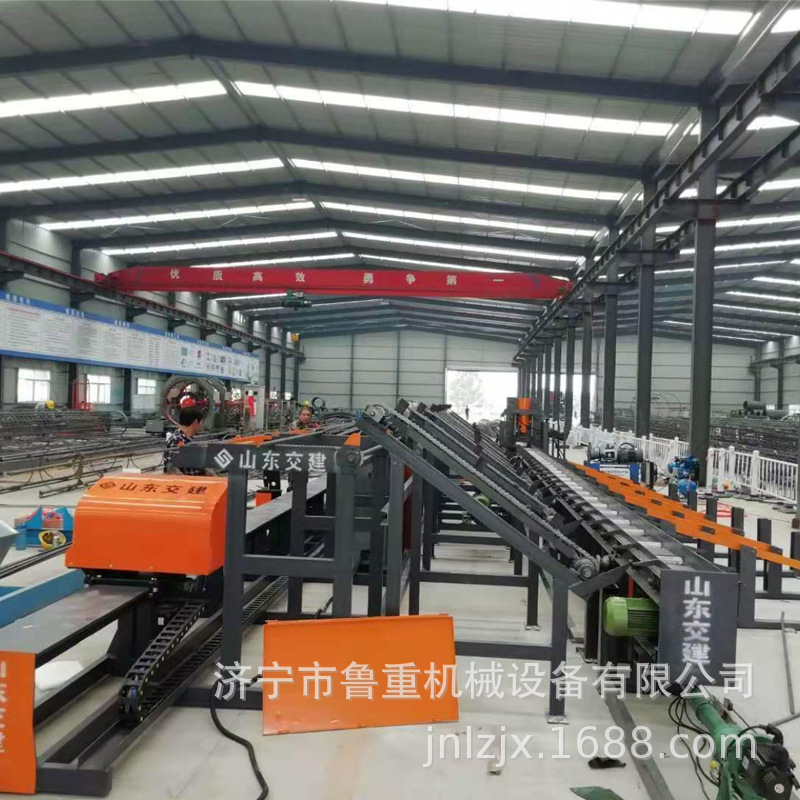 全自动数控钢筋剪切弯曲一体机 钢筋棒材剪切流水线联动弯曲中心