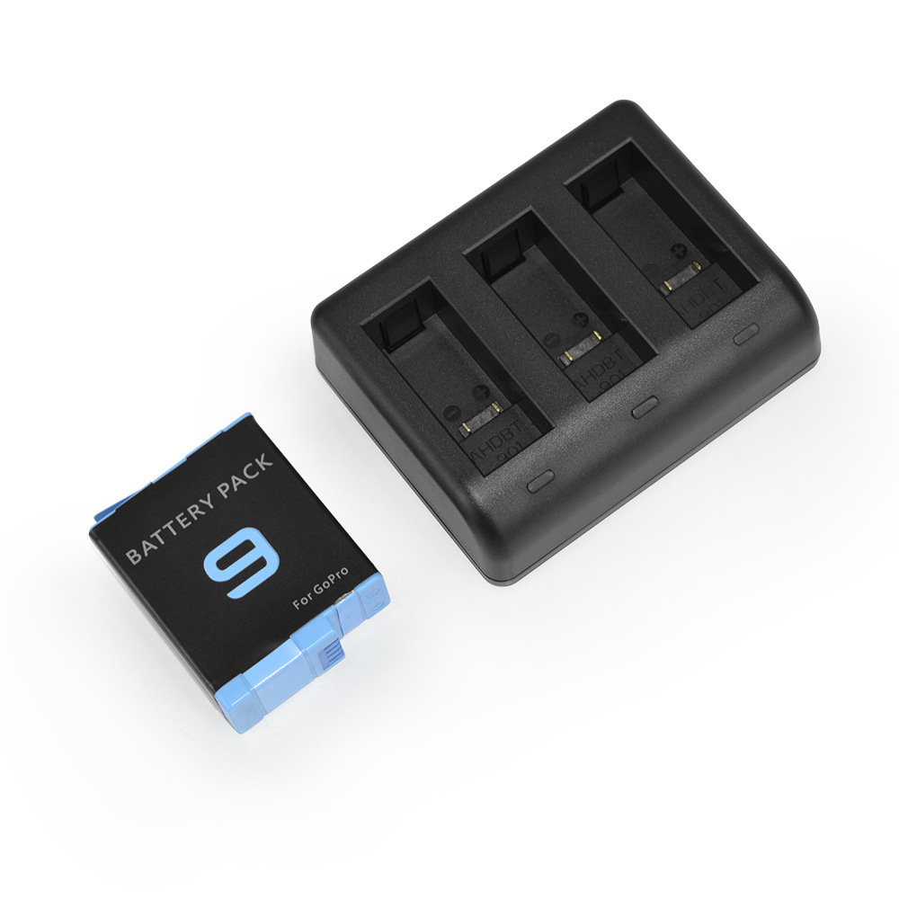 适用gopro12/11/10/9三充电池充电器运动相机GOPRO 11三充充电器|ms