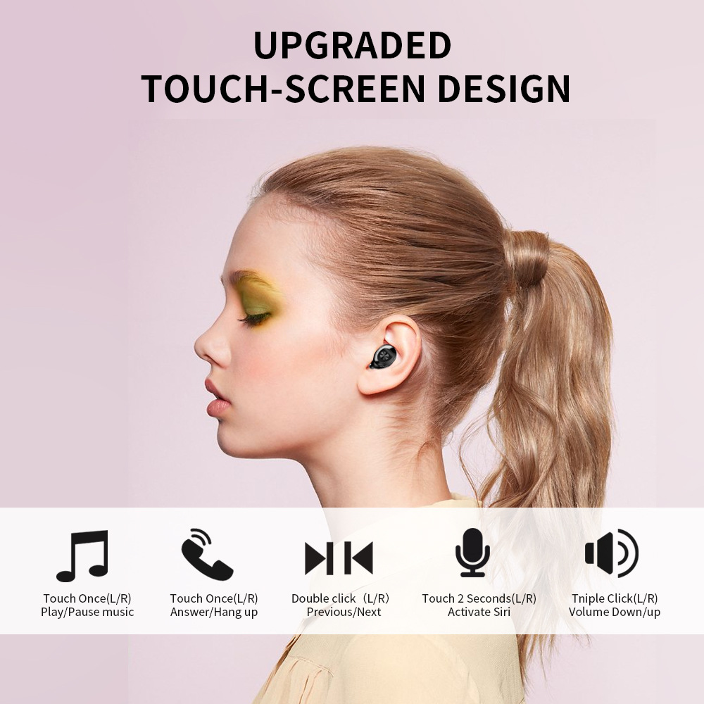 Los auriculares Bluetooth calientes transfronterizos de la pantalla de visualización digital XG8 se divierten los auriculares estéreo inalámbricos 5,0 de TWS en la acción al por mayor