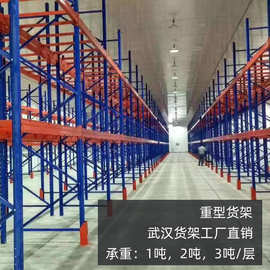 工厂定制重型货架承重1-3吨托盘仓储货架冷轧加厚金属架批发