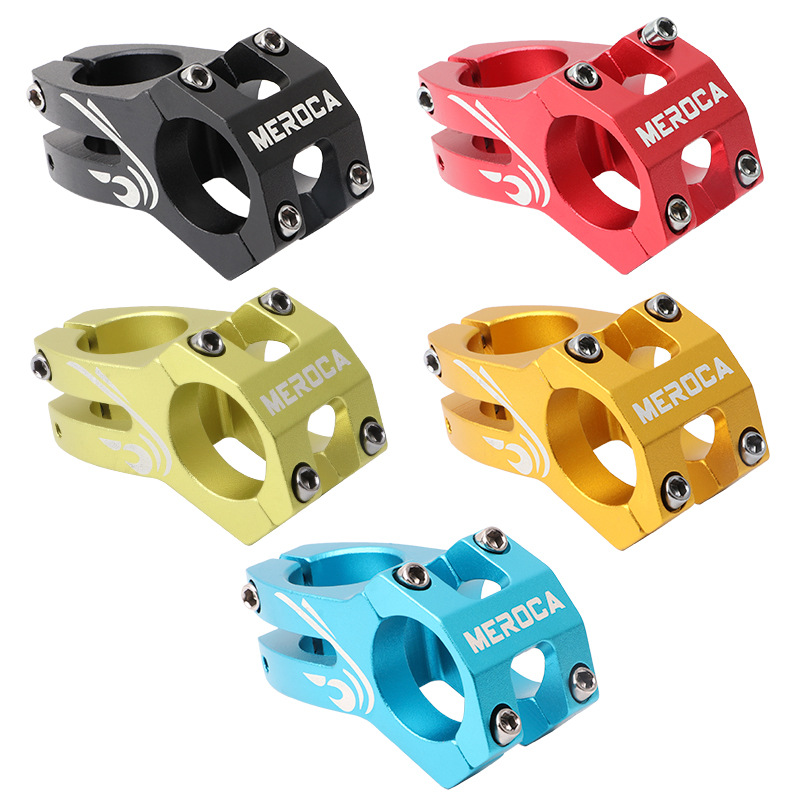 MEROCA bicicleta de montaña mango hueco aleación de aluminio ultra-ligero mango corto soporte tubo 31,8*45MM