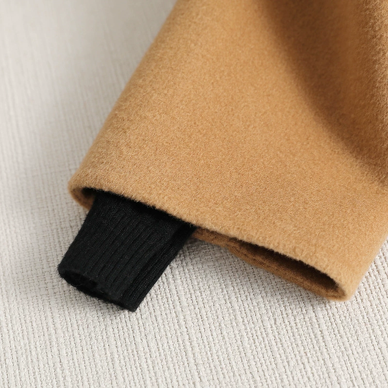 Double-sided short cashmere, woolen woolen coat, jacket, Korean style, for teenagers, direct factory sales