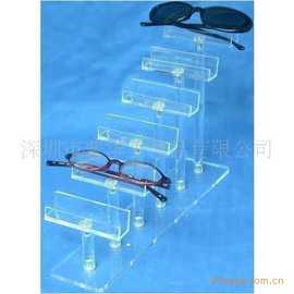 亚克力眼镜展示架透明材质太阳镜陈列近视镜支架眼睛道具展示架子