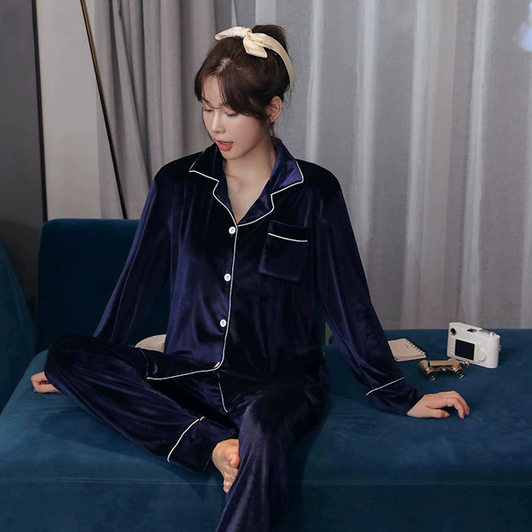 Blue woman
