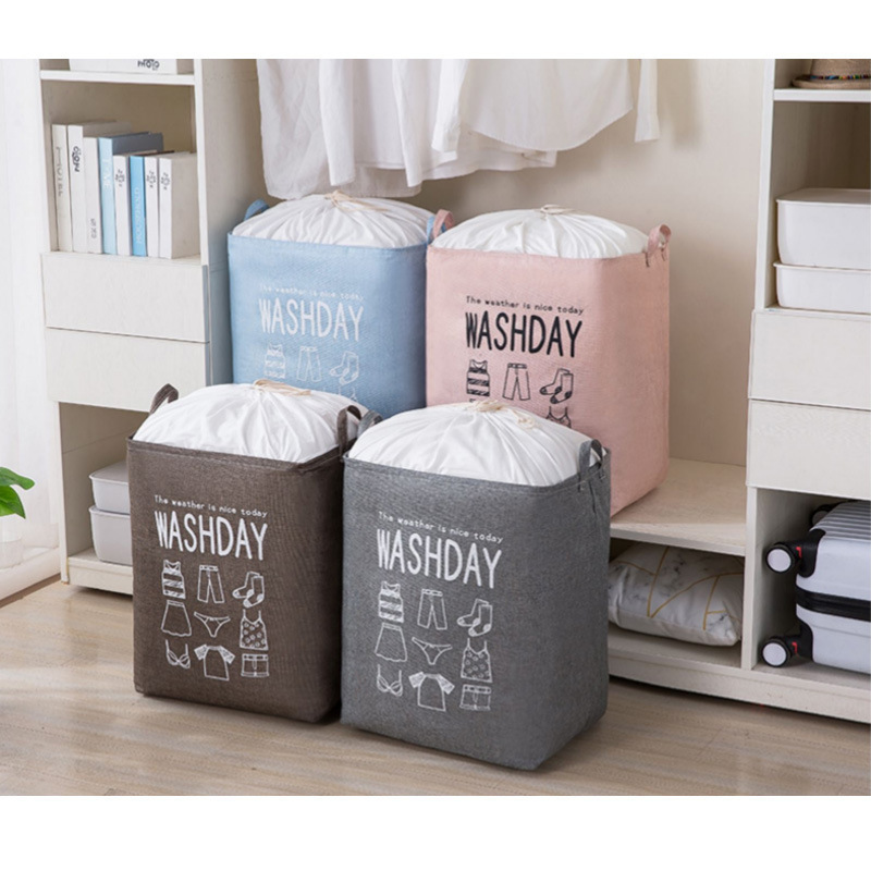 Big Mac bolsa de almacenamiento de ropa grande hogar colcha de algodón bolsa de organización ropa equipaje móvil artefacto de embalaje