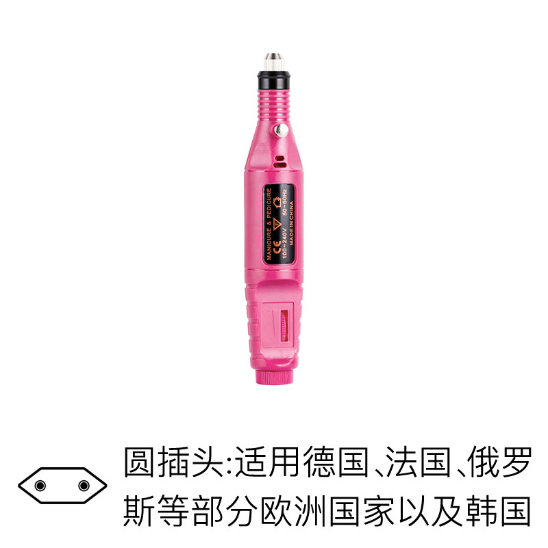 Pink-European gauge plug (en inglés)