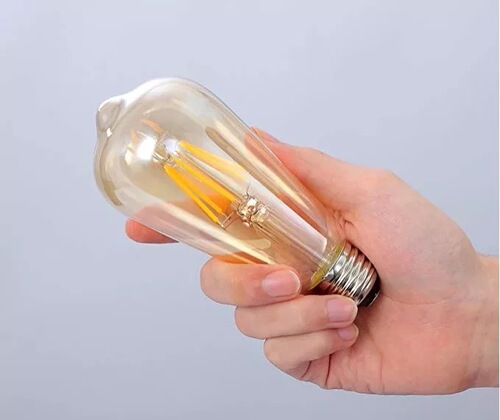 ST64 filament bulb tea-colored 4W retro tungsten bulb nipple bulb E27 bulb ST64 tungsten bulb LED bulb