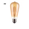 Bulb, tea, retro incandescent lamp, LED pacifier, 4W