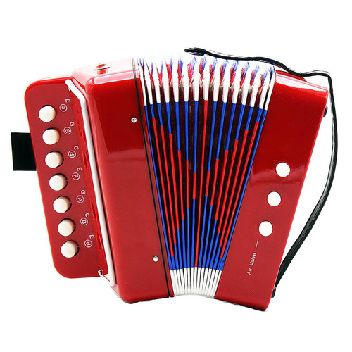 Children's 7-key bass accordion educational toys musical instruments cross-border street stall wholesale dropshipping