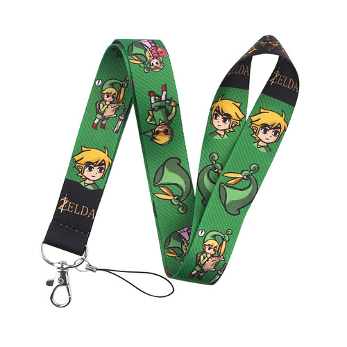 Mobile game Zelda Legend of Zelda mobile phone rope ID card mobile phone tag hanging neck key chain lanyard accessories