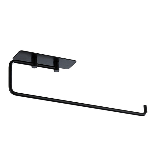 Kitchen stainless steel cling film rack, kitchen and bathroom wall-mounted paper towel holder, bathroom storage and organization, kitchen and bathroom roll paper holder