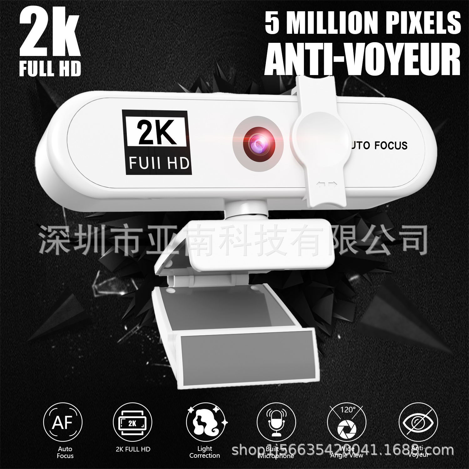 4k modelo privado belleza enfoque automático cámara de computadora 1080p red HD transmisión en vivo USB webcam2k unidad gratuita
