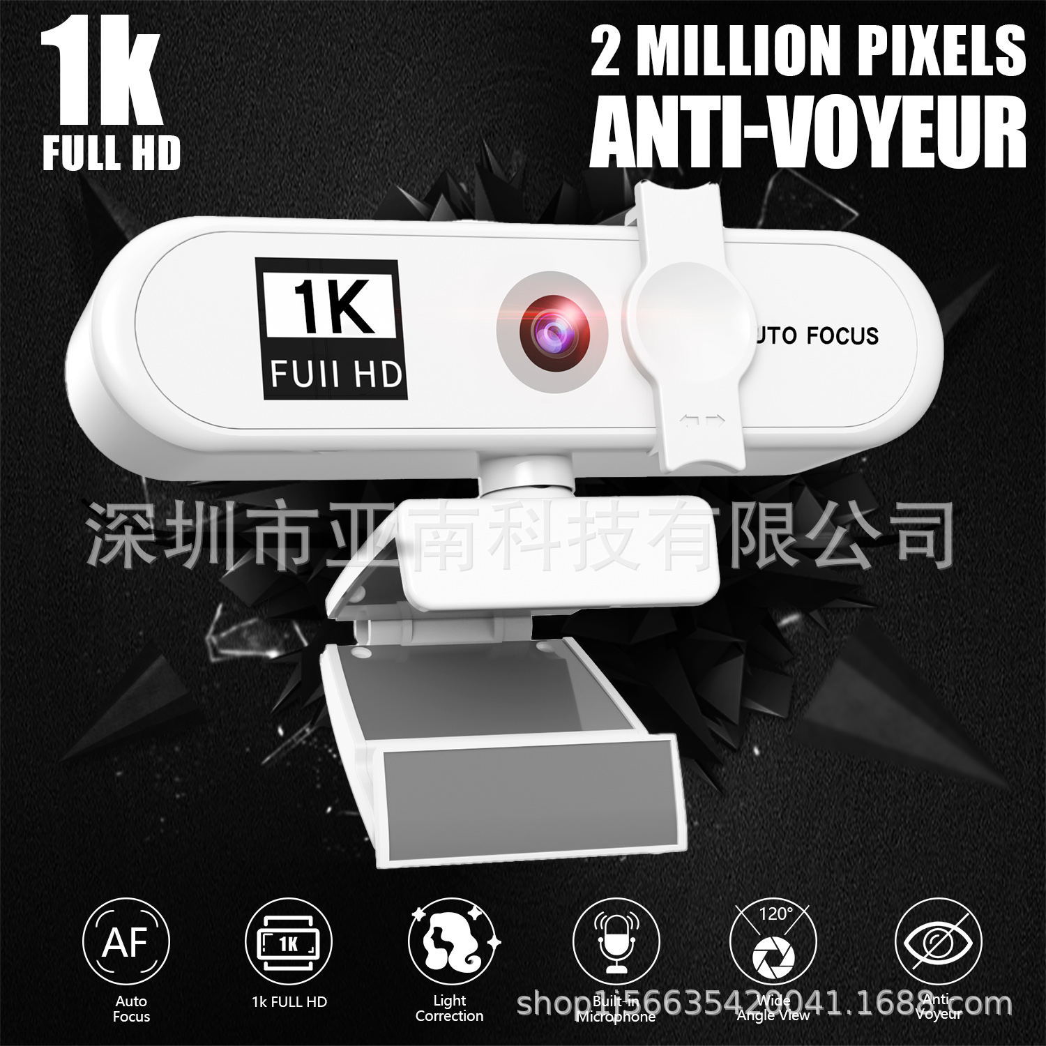 4k modelo privado belleza enfoque automático cámara de computadora 1080p red HD transmisión en vivo USB webcam2k unidad gratuita