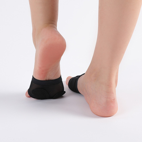 Wholesale men's and women's belly dance shoes forefoot pads thin fiber elastic thong Latin ballet shoes forefoot pads