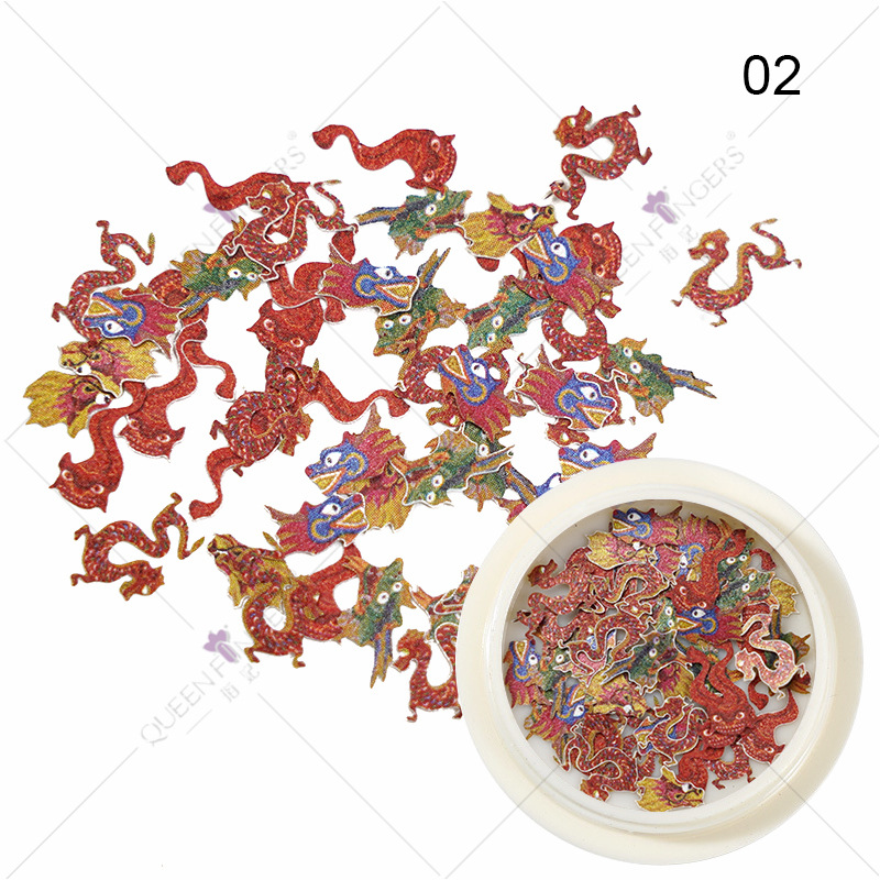 Princesa accesorios de uñas ins estilo color mezclado Año Nuevo Día de San Valentín flor Rosa parche de uñas pieza de pulpa de madera