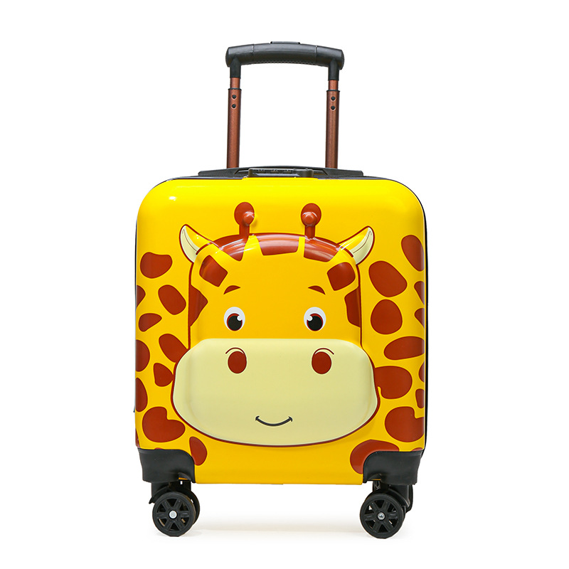 Universal cartoon suitcase on wheels for early age