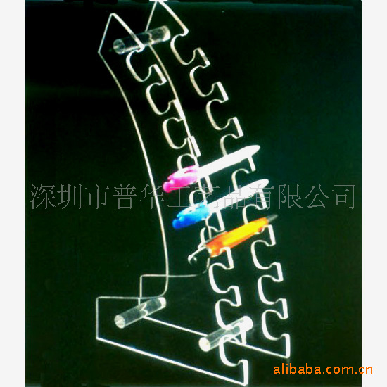 厂家直销创意透明亚克力笔筒笔架笔座有机玻璃制品文具展示架