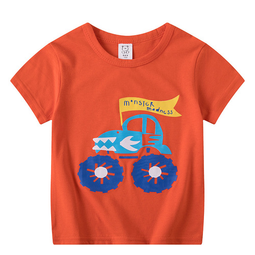Children's clothing wholesale summer children's short-sleeved boys and girls T-shirt base baby cartoon half-sleeved tops dropshipping