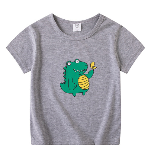 Children's clothing wholesale summer children's short-sleeved boys and girls T-shirt base baby cartoon half-sleeved tops dropshipping