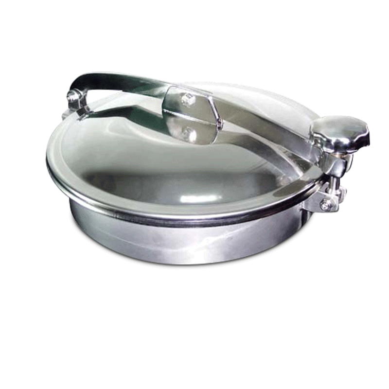 不锈钢圆形人孔 卫生级常压人孔盖 罐顶人孔DN150-DN700