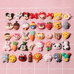 Manufacturer animal combination cartoon resin accessories DIY children hair accessory storage box phone case sticker