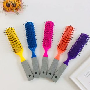 Factory Direct Sales and Wholesale Export Hot-Selling Multi-Color Rib Comb Hairdressing Comb for Daily Use